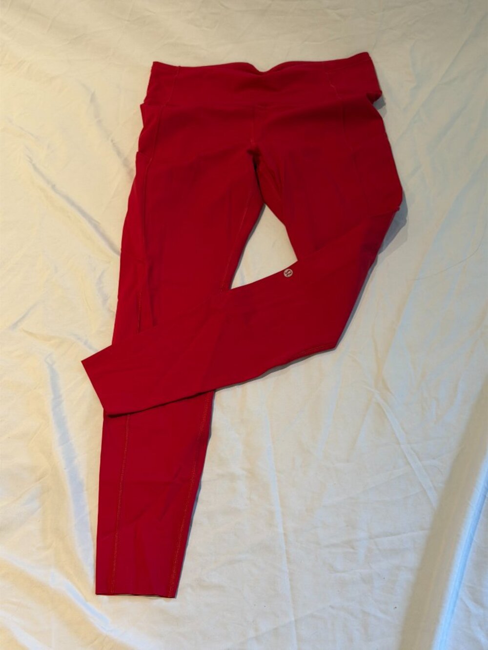 Lululemon Align High-Rise 28" Leggings with Pockets Size 10 Red EUC